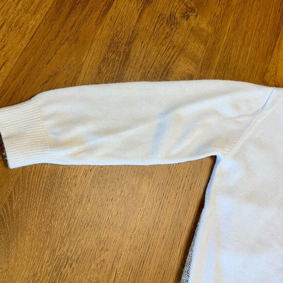 SEED HERITAGE Sparkly Sweater Cardigan Girls 2-3 2T Silver Gold Sequins Toddler - Picture 5 of 8